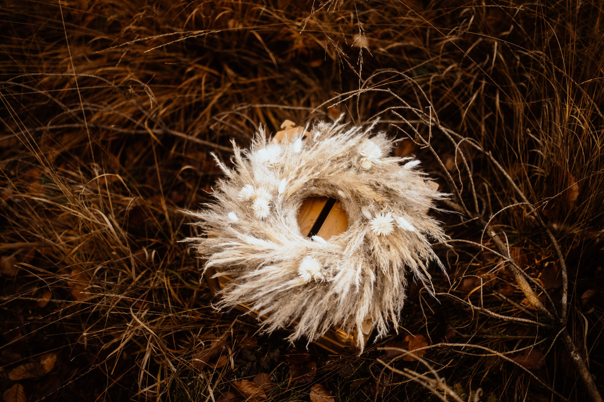 Trockenblumenkranz – Bild 3