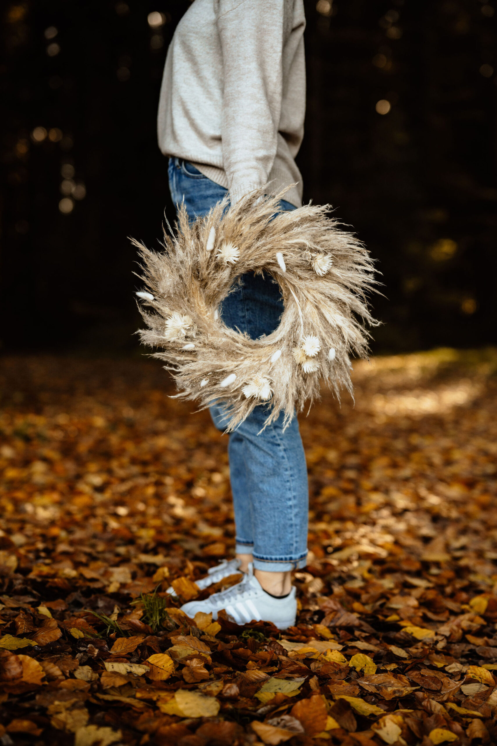 Trockenblumenkranz – Bild 4